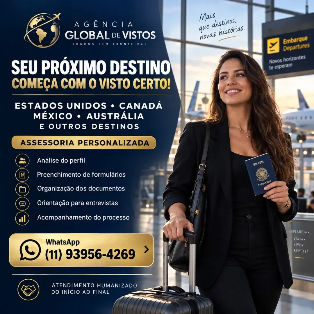 Post: Estados Unidos, Canadá, México, Austrália e outros destinos